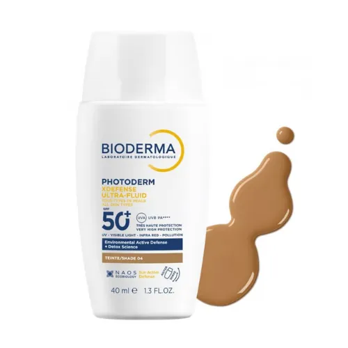 Bioderma XDefense Ultra-Fluid Sunscreen SPF 50+ shade 04, 40 ml