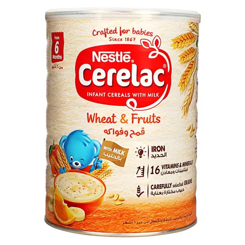 Cerelac Wheat and fruit from Nestle 400g