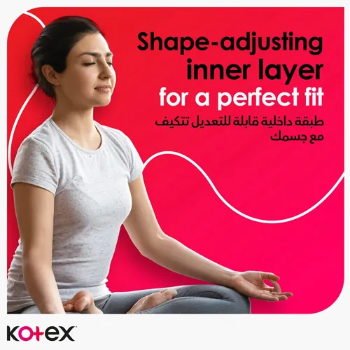 Kotex Feminine Pads Zero Leaks Night,Ultra Thin, Super, 8 pcs - Image 4