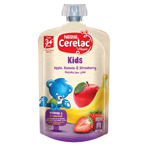 Nestle Kids Liquid Cerelac Apple Banana & Strawberry, 110g