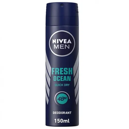 Nivea Antiperspirant Spray Fresh Ocean for Men, 150 ml