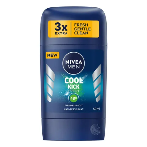 Nivea Antiperspirant Stick Cool Kick for Men, 50 ml