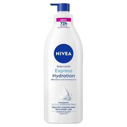 Nivea Body Lotion Express Moisture Normal to Dry Skin, 400 ml