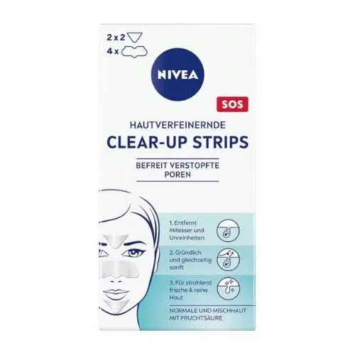 Nivea  Pore Refining Clear Up Strips, 6 Pieces