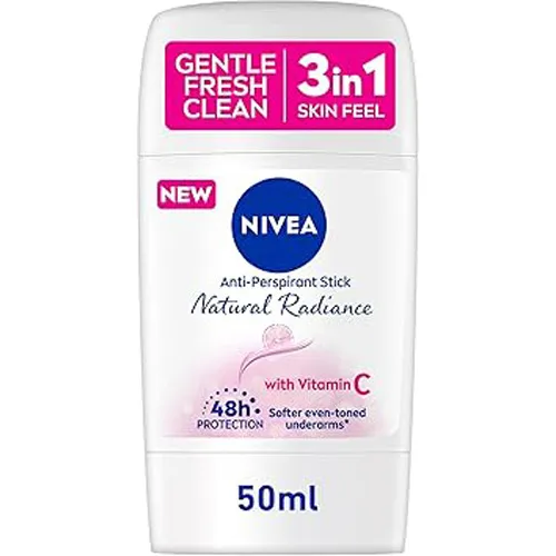 Nivea Deodorant Stick, Natural Fairness for Women, 50 ml