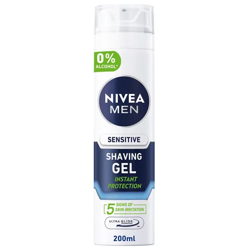 Nivea Shaving Gel Sensitive for men, 200 ml