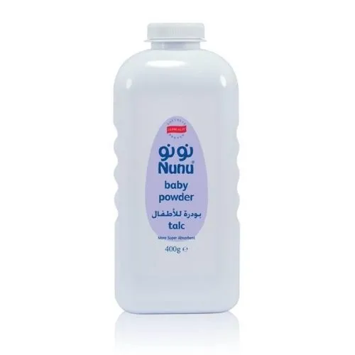 Nunu Baby Talc Powder for Diaper Rash Protection, 400 g