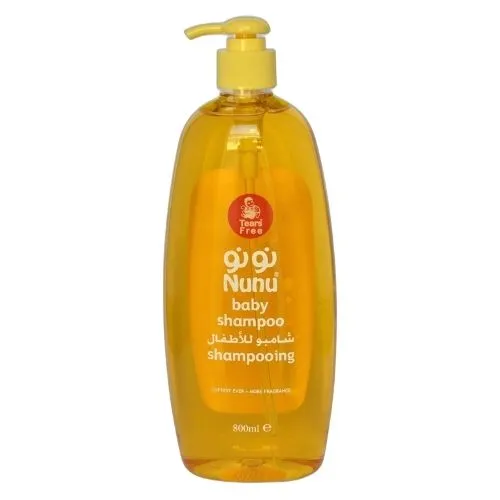 Nunu Baby Tear-Free Pump Shampoo Gentle for Scalp, 800 ml