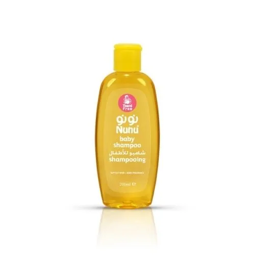 Nunu Baby Tear-Free Shampoo Gentle for Scalp, 200 ml