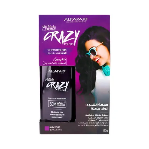 Alfaparf Alta Moda Ammonia-Free Hair Color - Dark Violet, 120g