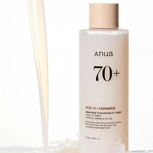 Anua +70 Rice Extract Toner for Brightening and Radiant Skin, 250ml - Image 2