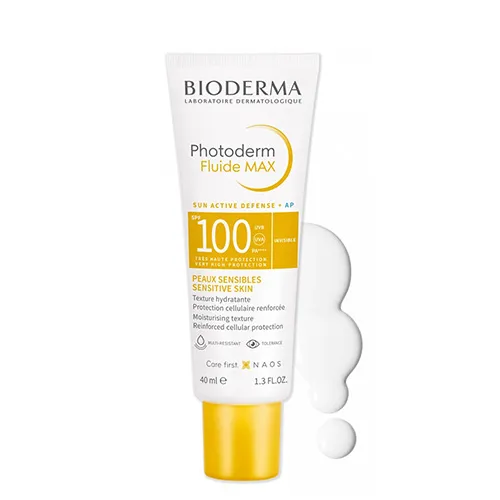 Bioderma Photoderm Fluid Sunscreen Cream SPF 100, for Sensitive Skin, 40 ml