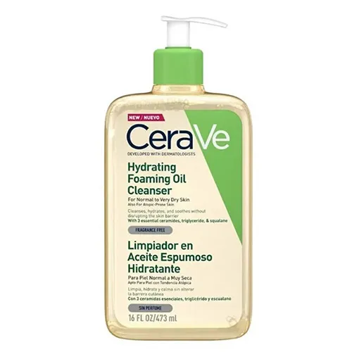 CeraVe Moisturizing Foaming Cleanser Oil, 473 ml
