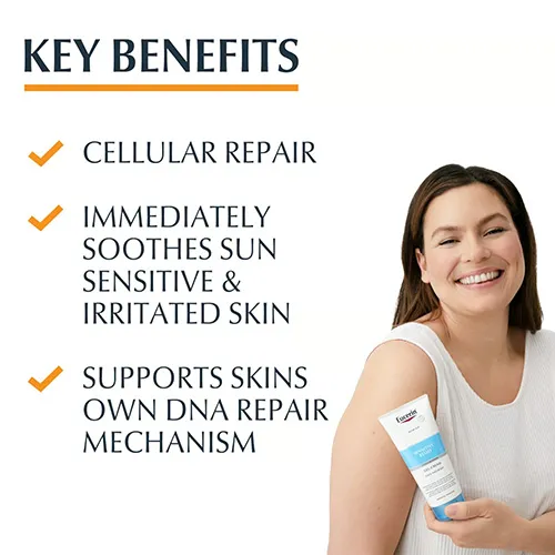 Eucerin Face & Body Gel for Sensitive and Irritated Skin After Sun Exposure, 200 ml - الصورة 3