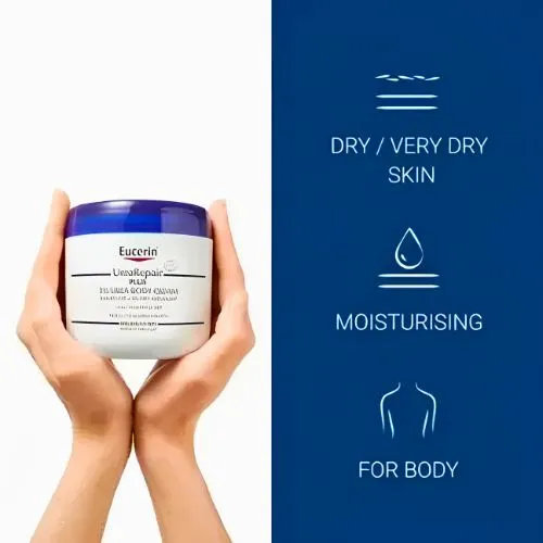 Eucerin Urea 5% Skin Repair Cream for Body and Hands, 75ml - الصورة 3