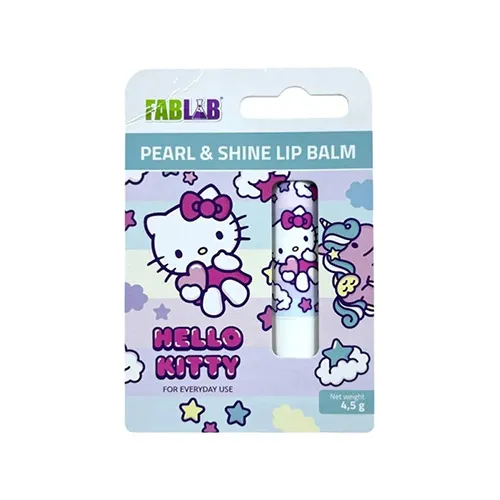 FabLab  Pearl & Shine Lip Balm Hello Kitty - 4.5 gm