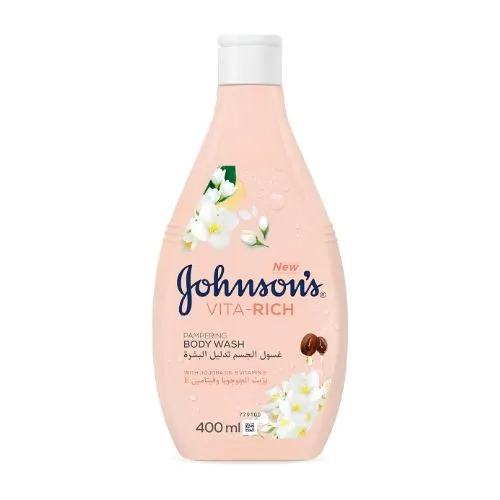 Johnson's Vita-Rich Shower Gel with Jojoba Oil Extract and Vitamin E, 250ml