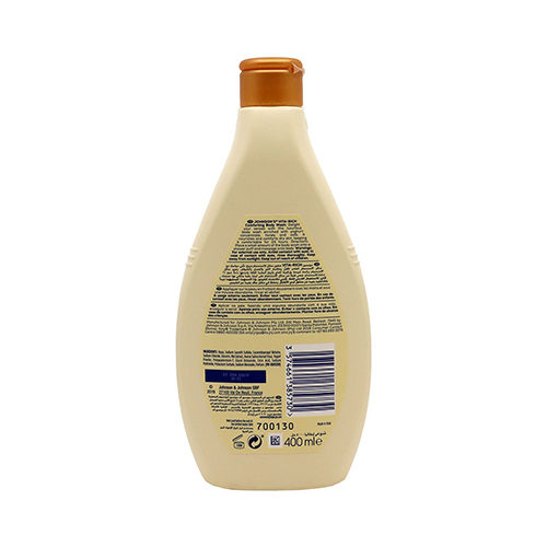 Johnson's Vita-Rich Shower Gel with Yogurt and Honey, 400ml - الصورة 2