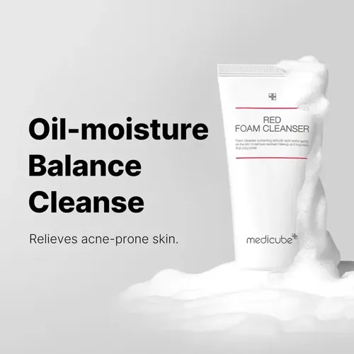 Medicube Acne Cleansing Foam for Acne-Prone Skin, 120 ml - الصورة 2