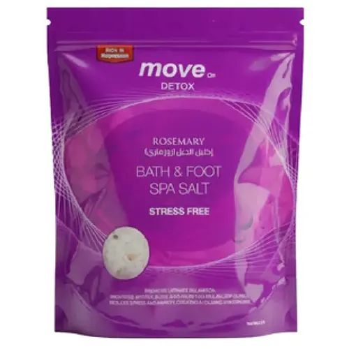 Move On Detox Bath & Foot Spa Salt with Rosemary 1000g