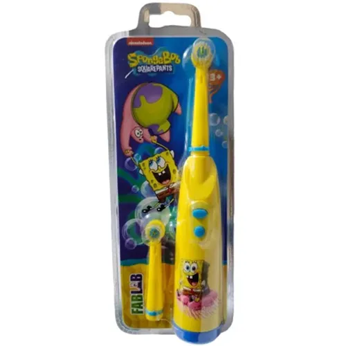 Nickelodeon FabLab Battery Operated Kids Toothbrush,SpongeBob