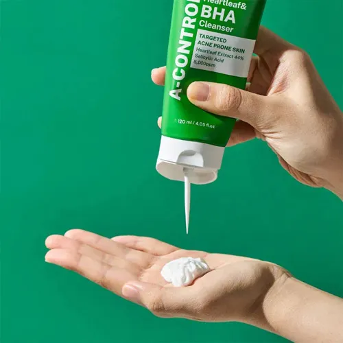 Nineless Heartleaf Acne Cleanser for Blemish-Prone Skin, 120ml - الصورة 3