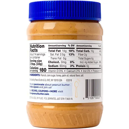 Peanut Butter & Co. With honey , High in Protein From Dream, 454g - Image 2