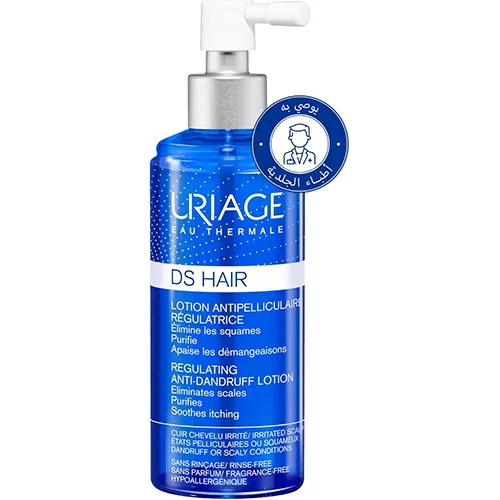 Uriage DS Hair Anti-Dandruff Soothing Spray for Scalp Irritation, 100 ml