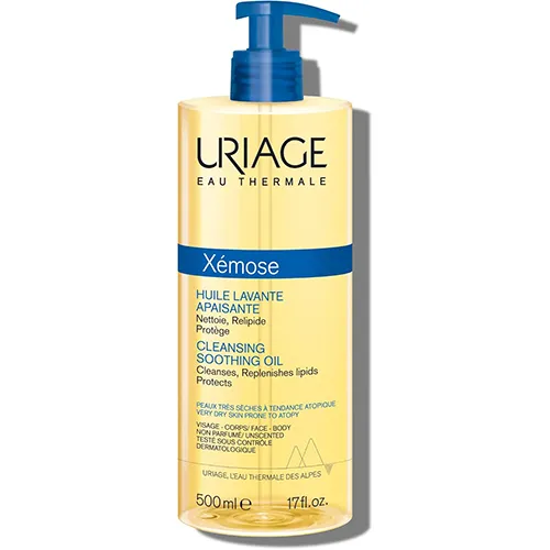 Uriage Xémose Cleansing Soothing Shower Oil, 500 ml