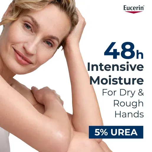 Eucerin Repair Plus Urea 5% Hand Cream for Dryness Treatment, 75 ml - الصورة 2