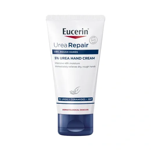 Eucerin Repair Plus Urea 5% Hand Cream for Dryness Treatment, 75 ml