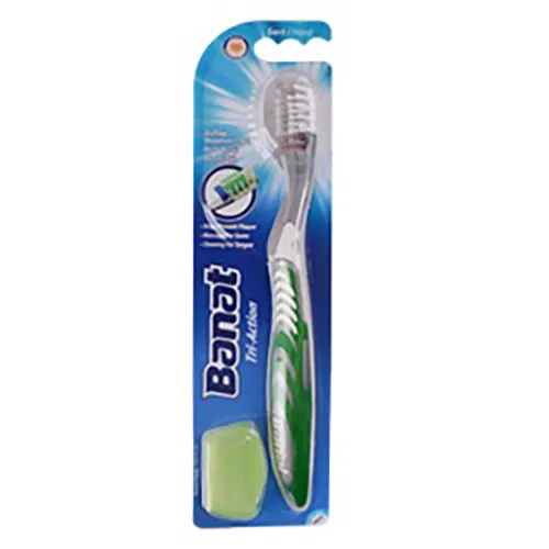 Banat Tri-Action Adult Medium Toothbrush