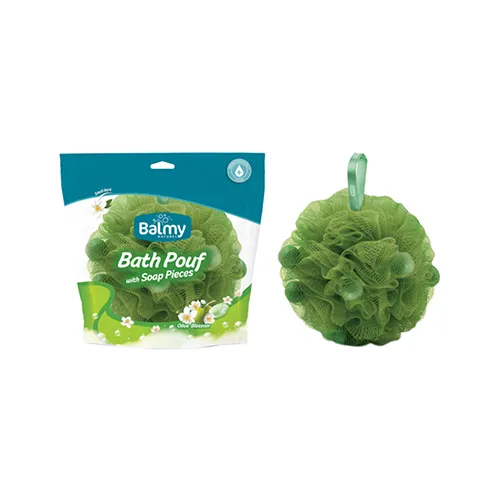 Bath Loofah with Olive Blossom Soap Chunks from Palmy, 24.5g
