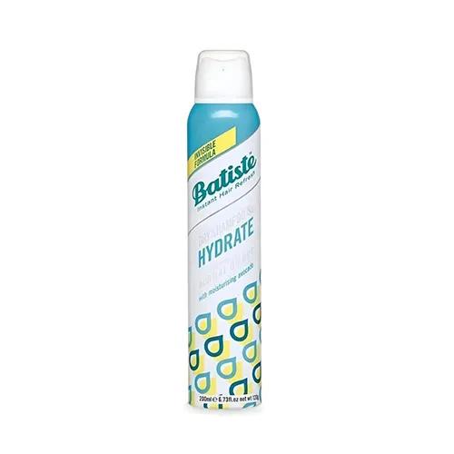 Batiste Dry Shampoo Spray for Normal to Dry Hair Hydrating, 200 ml