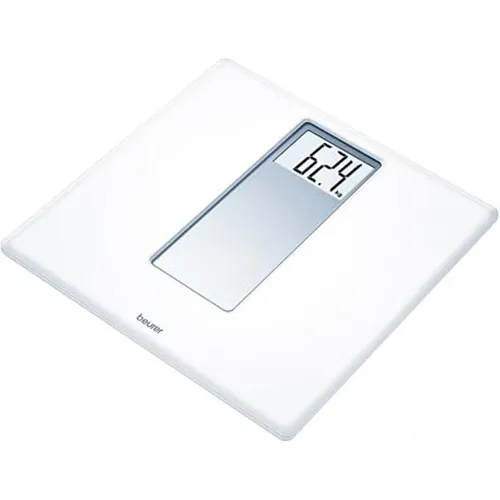 Beurer Electronic Glass Bathroom Scale, Up to 180 kg, White, PS 160