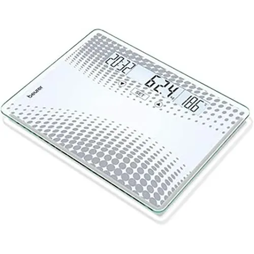 Beurer Electronic Glass Body Weight Scale XXL, Up to 200 kg, White, GS 51