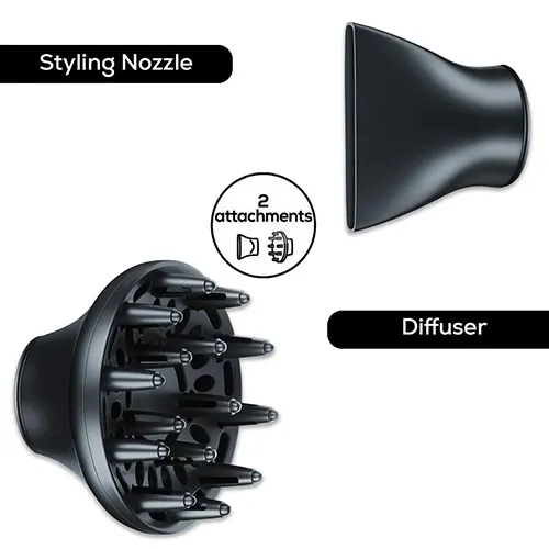 Beurer Fast Drying Hair Dryer with Triple Ionic Function, HC 80 - Image 3