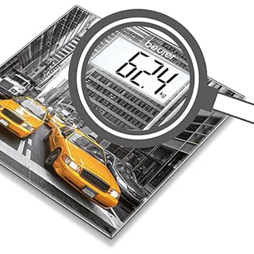 Beurer New York Digital Glass Body Scale, GS 203 - Image 3