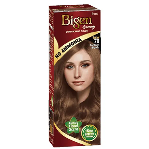 Bigen Ammonia-Free Women's Hair Dye Light Blonde 70