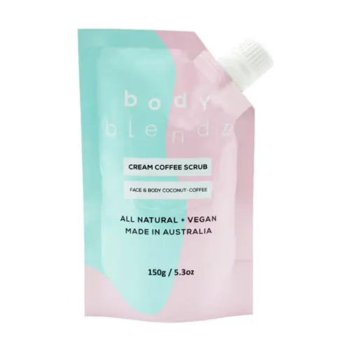 Body Blendz Coconut & Coffee Creamy Body & Face Scrub, 150g
