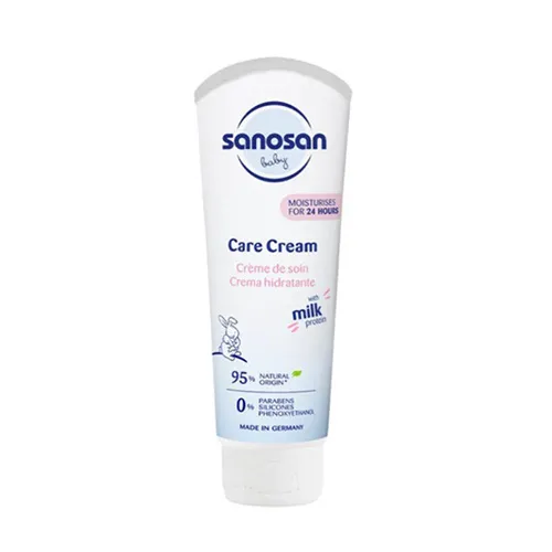 Sanosan Baby Care Cream with Milk Protein, 100ml