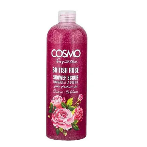 Cosmo Shower Gel Scrub with Rose For Women , 1000 ml