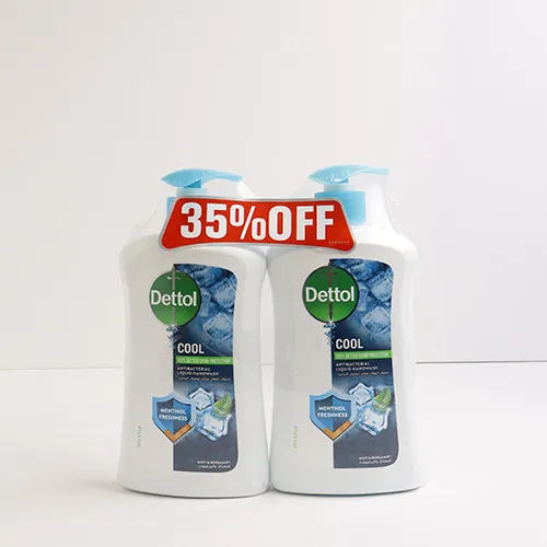 DETTOL Hand Wash Mint and Bergamot For Women , 400 ml , Pack of 2