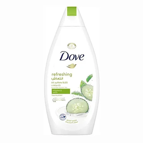 DOVE Body Wash Cucumber and Green Tea For Women , 750 ml